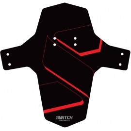 SWITCH Parafango Anteriore per forcella Nero/Rosso
