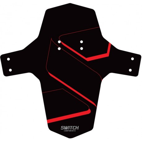SWITCH Parafango Anteriore per forcella Nero/Rosso Gist 1090-1101-R