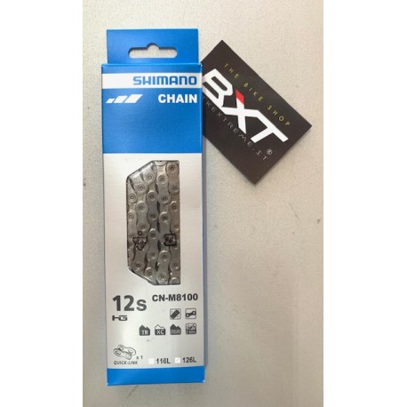 SHIMANO Catena Ultegra/XT CN-M8100 12v + Quick Link Shimano ICNM8100126Q