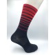 BXT Calzino Uomo Nero/Rosso BXT BXTSOCKNR