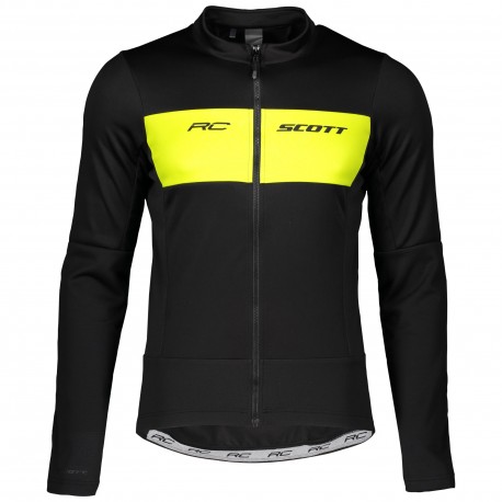 SCOTT Giacca RC Warm Hybrid Black/Sulphur Yellow Scott 271573-5024