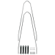 SKS Kit Aste Parafanghi Velo 42 Urban - Velo 47 Trekking SKS 421739010