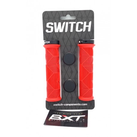 SWITCH Manopole Kaleido Lock-on Rosso Gist 2331-1711-Rosso