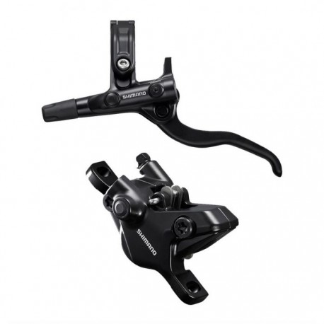SHIMANO Kit Freno Disco Anteriore Deore BL-M4100 + BR-MT410 2 Pistoni Nero Shimano EMT4101JLFPRA100