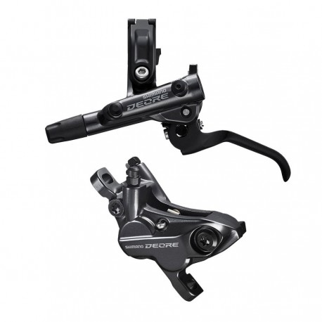 SHIMANO Kit Freno Disco Anteriore Deore BL-M6100 + BR-M6120 4 Pistoni Shimano EM61201JLFPRA100