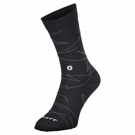 SCOTT Calza Trail Tuned Crew Black/Dark Grey Scott 289483-1659