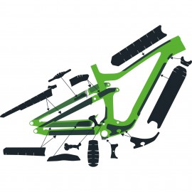 SYNCROS Kit Protezione Telaio Ransom Carbon Finitura Opaca