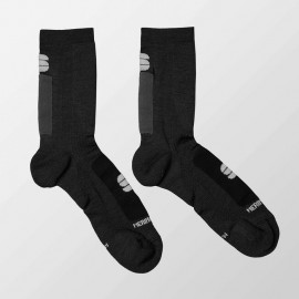 SPORTFUL Calza Merino 18 Black/Anthracite
