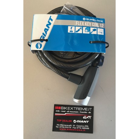 GIANT Flex Combo Key 12 Lucchetto a spirale Giant 520000011