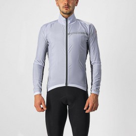 CASTELLI Mantellina Squadra Stretch Silver Grey/Dark Grey