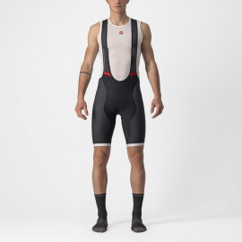 CASTELLI Salopette Competizione Kit Black/Silver Grey