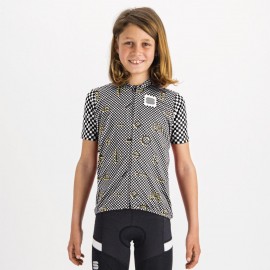 SPORTFUL Maglia Checkmate Kid Black/White Cedar