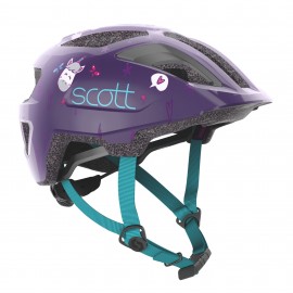 SCOTT Casco Spunto Kid Deep Purple/Blue