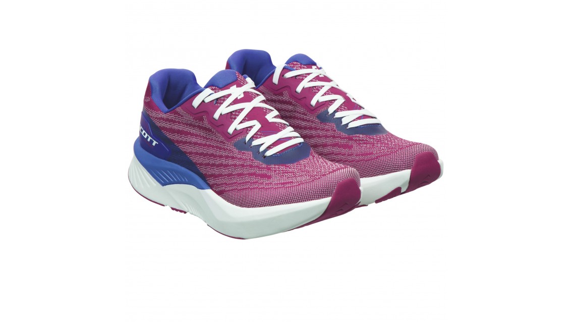 SCOTT Scarpe Running Pursuit Woman Carmine Pink Amparo Blue