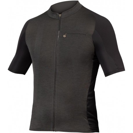 ENDURA Maglia Gravel GV500 Reiver Manica Corta Nera Endura E5085BK