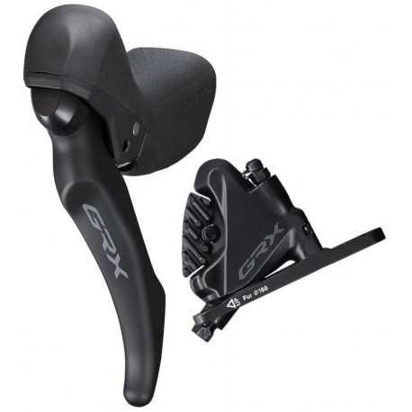 SHIMANO Comando Sinistro + Freno Disco Anteriore GRX BL-RX600 + BR-RX400 Shimano IRX4002DLF6SC100