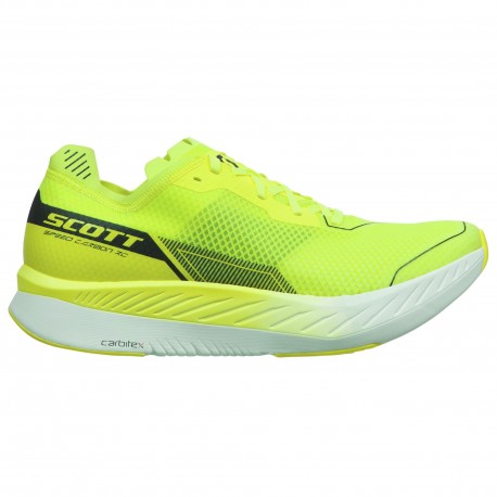 SCOTT Scarpe Running Speed Carbon RC Yellow/White Scott 287828-1182