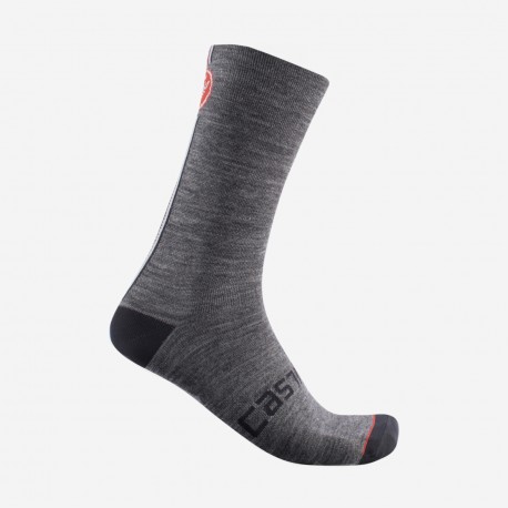 CASTELLI Calzino Racing Stripe 18 Dark Grey Castelli  4522567-030