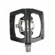 SWITCH Pedali Doppia Funzione Flat/SPD No Foot Nero Switch 1251/NE