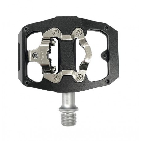 SWITCH Pedali Doppia Funzione Flat/SPD Crak Flip Nero Switch 1253/NE