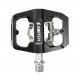SWITCH Pedali Doppia Funzione Flat/SPD Crak Flip Nero Switch 1253/NE