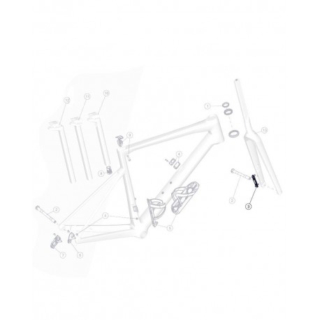 BMC Adattatore Freno a Disco su Forcella per SLR01/SLR/KAS01 BMC 30000714