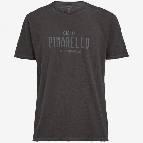 PINARELLO T-Shirt Uomo Vero Gioiello Nera Pinarello GMM044C03