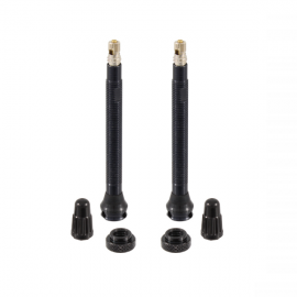 WAG Valvola Alluminio Nero 60mm (2 pezzi)