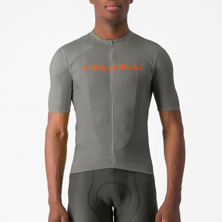 CASTELLI Maglia Prologo Lite Gunmetal Grey/Brilliant Orange Castelli 4524009-125
