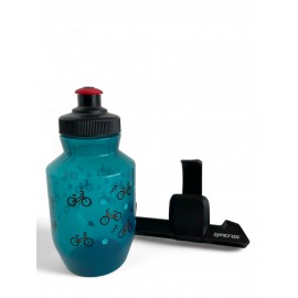 SYNCROS Kit Portaborraccia/Borraccia Junior Green Trasparente