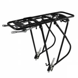 EASY Portapacchi Regolabile Posteriore Alluminio 26-28 Nero