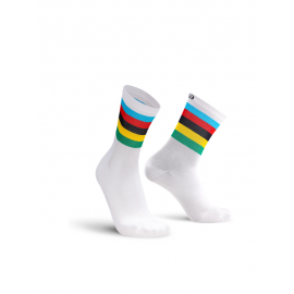 OXYBURN Calza Bike Draw OLYMPIC White