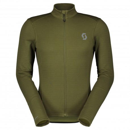 SCOTT Maglia Gravel Merino Maniche Lunghe Fir Green Scott 291999-7340