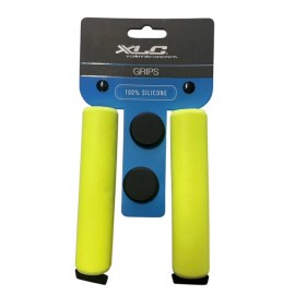 XLC Manopole Silicone Giallo Fluo 130mm