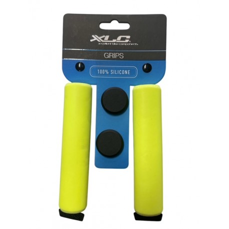 XLC Manopole Silicone Giallo Fluo 130mm XLC 2501581018