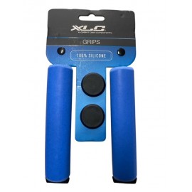 XLC Manopole Silicone Blu