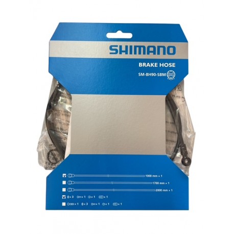 SHIMANO Tubo Per Freno A Disco SM-BH90-SBM Banjo 1000mm Nero Shimano ISMBH90SBMLL100A