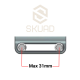 SKUAD Supporto Frontale CNC per Garmin SKUAD 2423