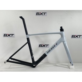 SCOTT Kit Telaio Addict RC Pro Cumulus White/Carbon Black Scott 423258