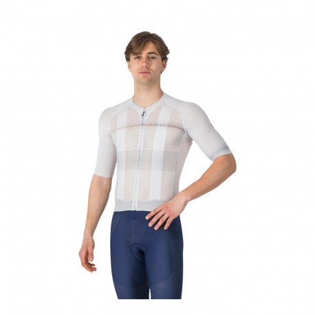 CASTELLI Maglia Climber's A/C Silver Grey/Red Castelli 4525011-870