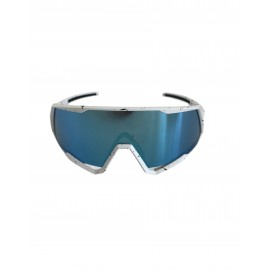 GIST Occhiale Mask Bianco Lente Azzurra
