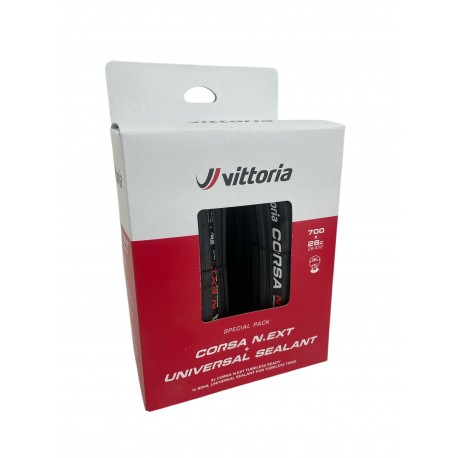 VITTORIA Special Pack 2x Corsa N.EXT 700x28 + Sigillante Tubeless 80ml Vittoria 11P00084