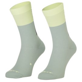 SCOTT Calze Block Stripe Grey/Acid Yellow