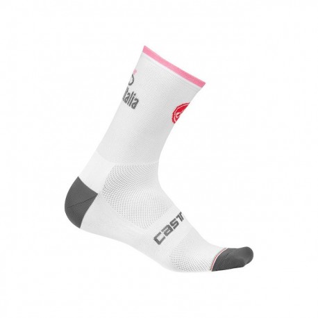 CASTELLI Calzino Giro D'Italia 12 Bianco-Rosa Castelli 9510110-001