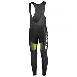 SCOTT Tights RC AS++ Black/Sulphur Yellow Calzamaglia Invernale