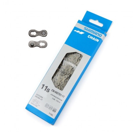 SHIMANO Catena Ultegra/Deore XT CN-HG701 116 maglie + QuickLink 11-Velocità Shimano ICNHG70111116Q