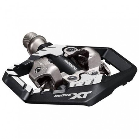 SHIMANO Pedali XT M8120 Enduro/Trail SPD Nero Argento Shimano EPDM8120
